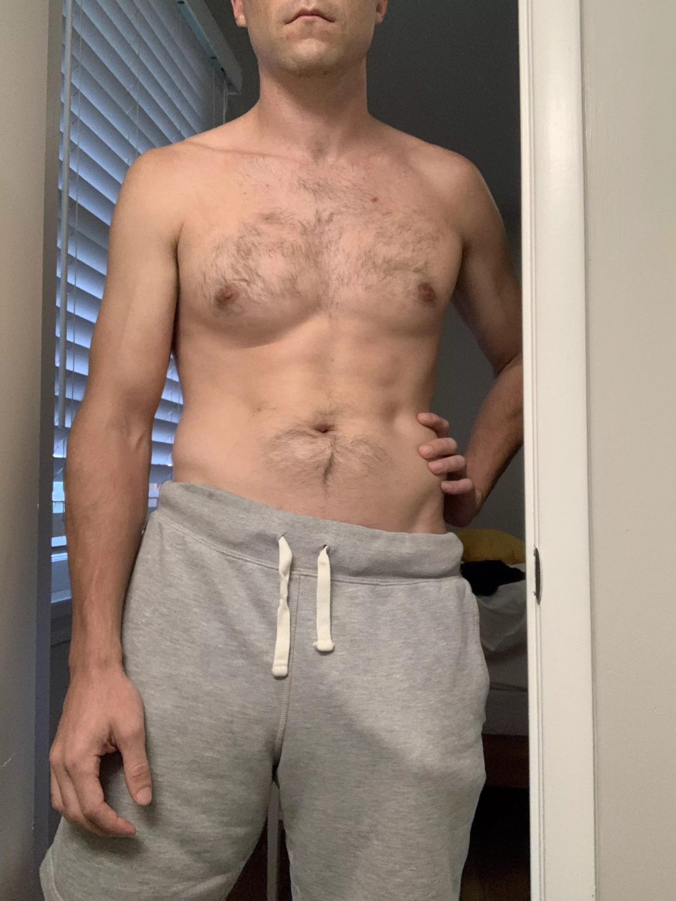 Who likes grey sweats?