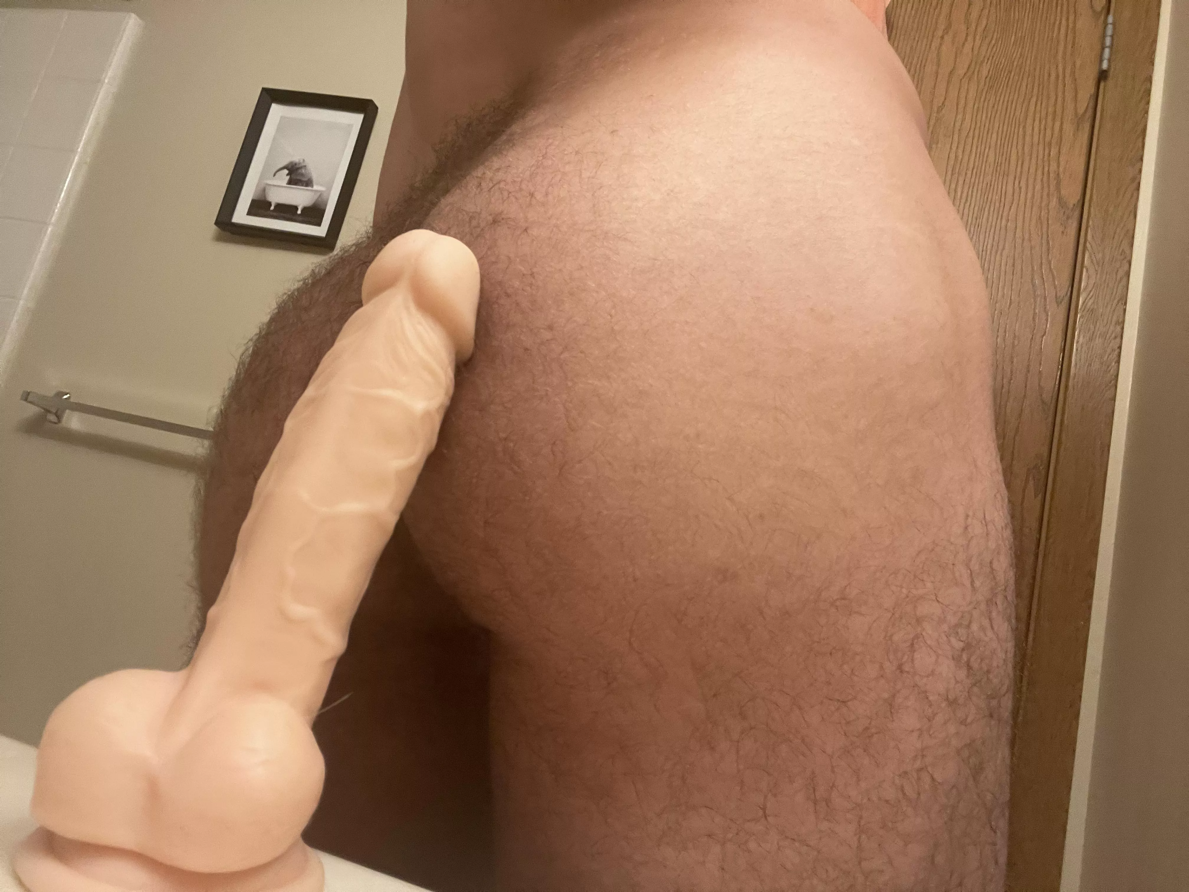 Who wants to see my tight ass fuck this dildo? 😋