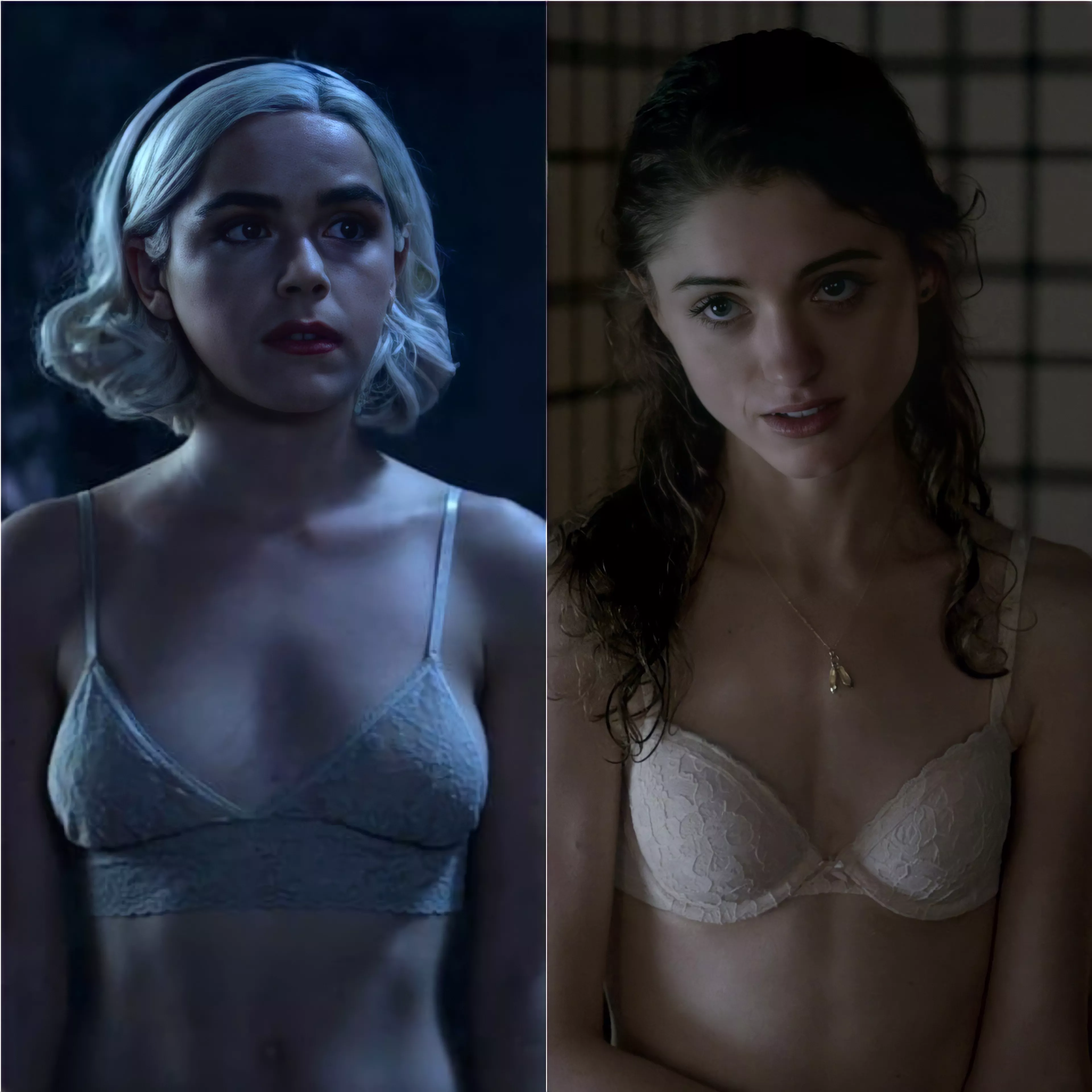 Whom will you choose for some hardcore fun? Kiernan Shipka or Natalia Dyer.