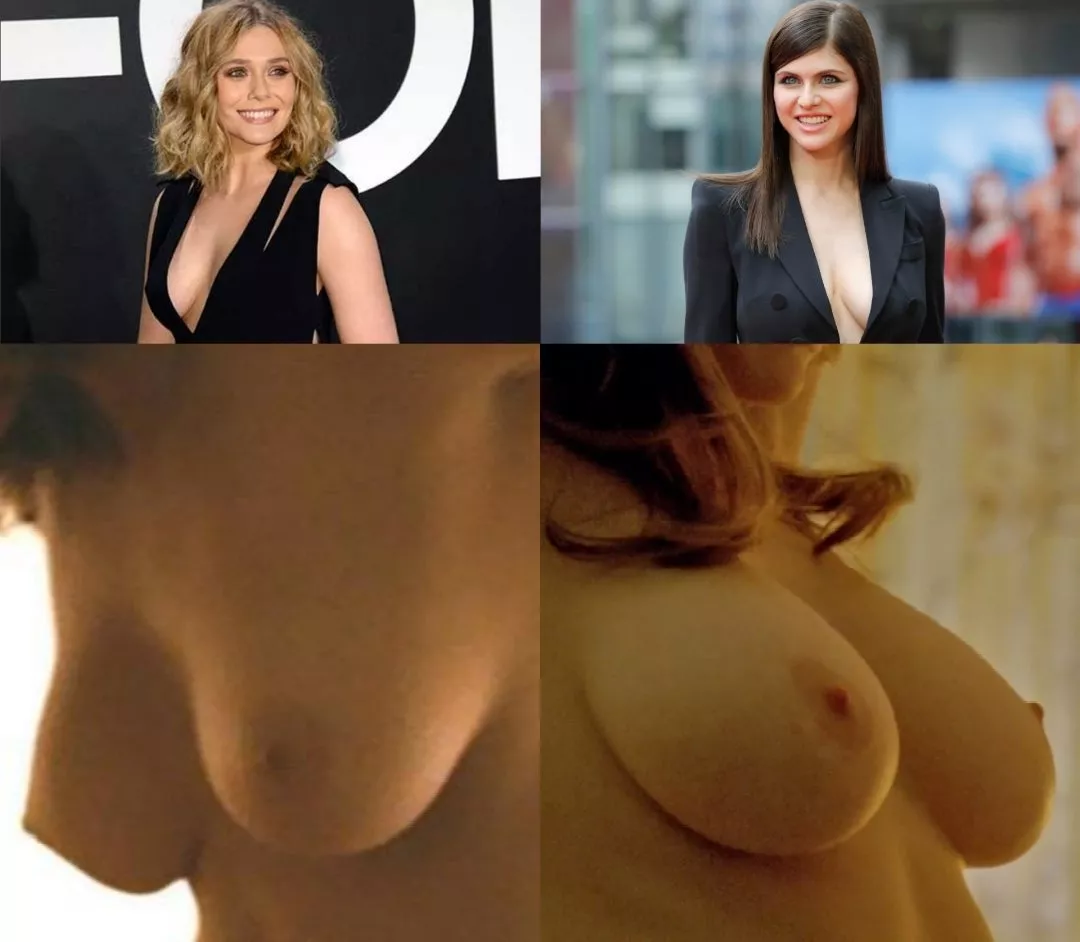 Who's Breasts do you like? Elizabeth's or Alexandra's?