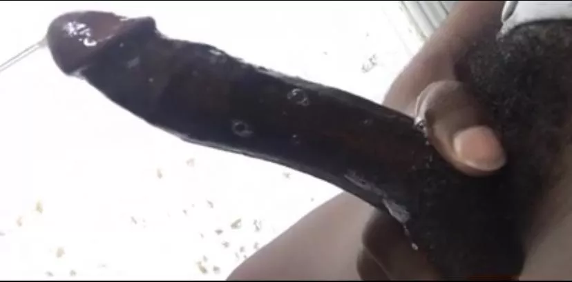 Who’s down to suck this soft big black cock