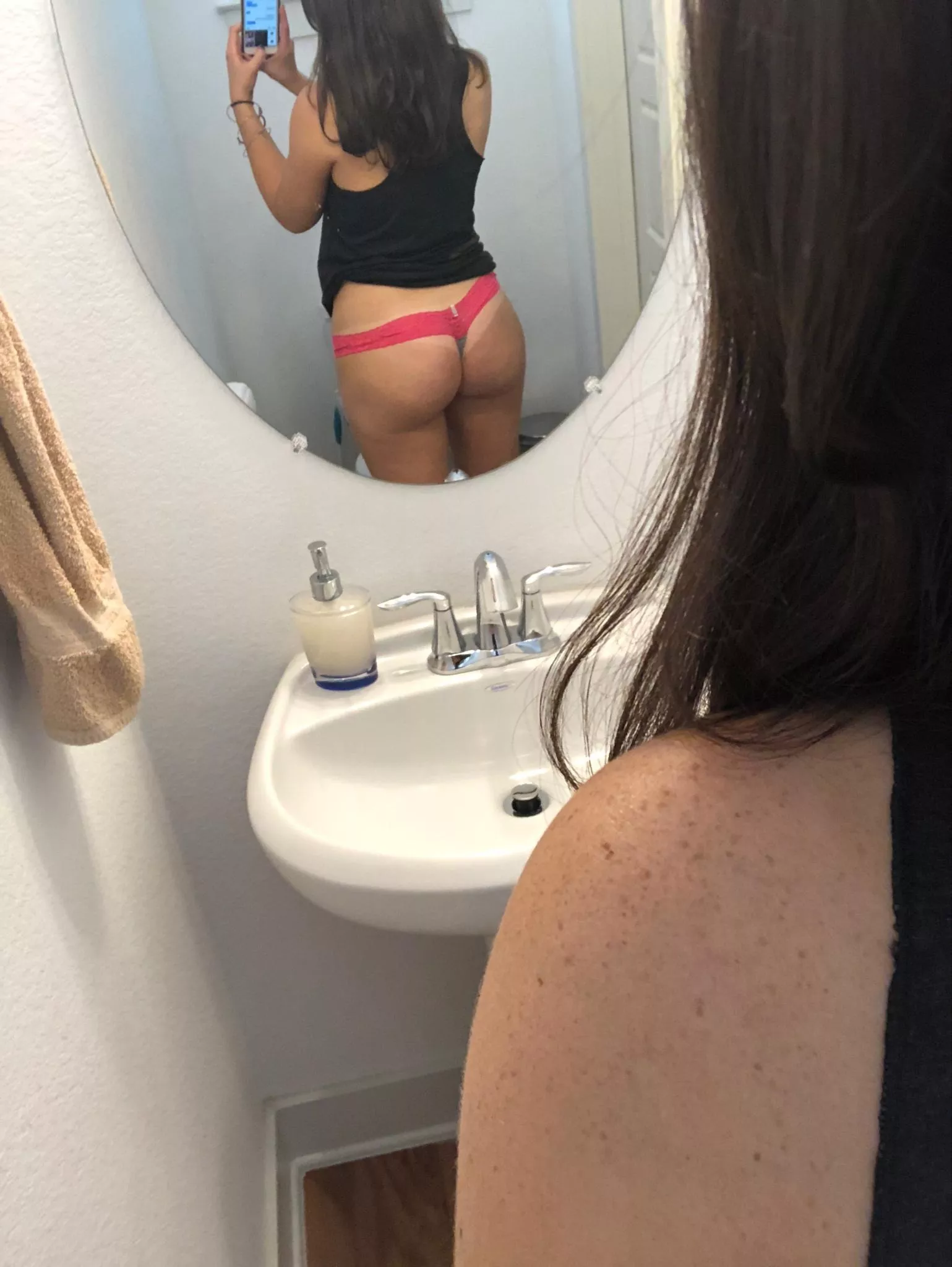 Wife was feeling a little cheeky today