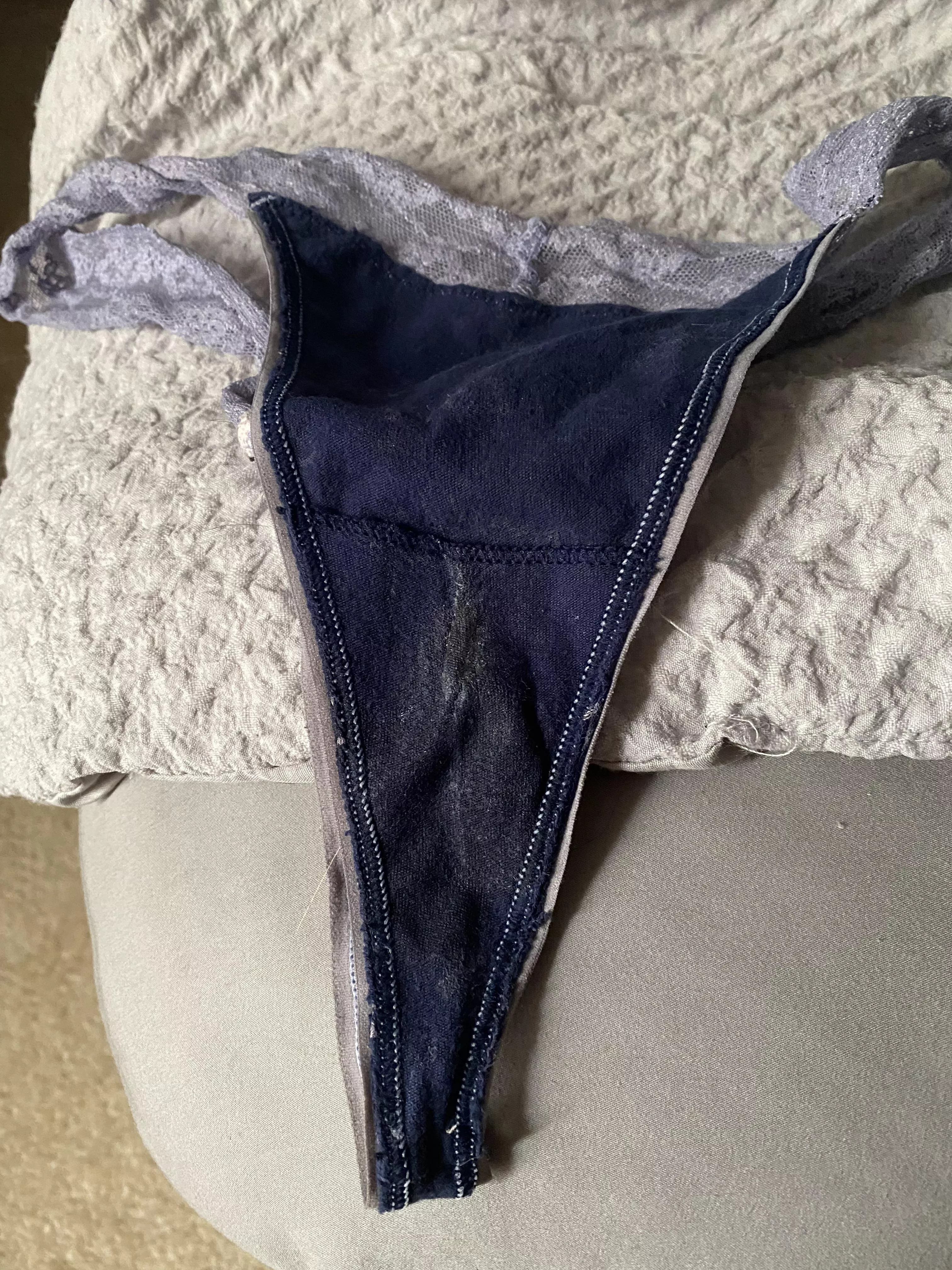 Wife’s dirty panties we both came in