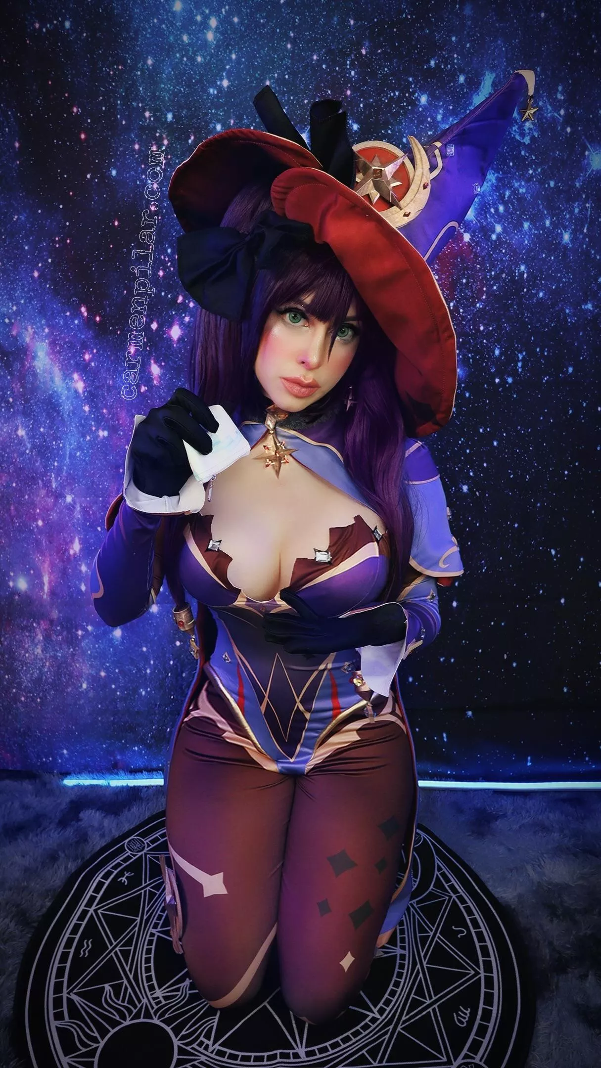 Will you help fund Monaâ€™s astrology research? Mona cosplay by CarmenPilarBest