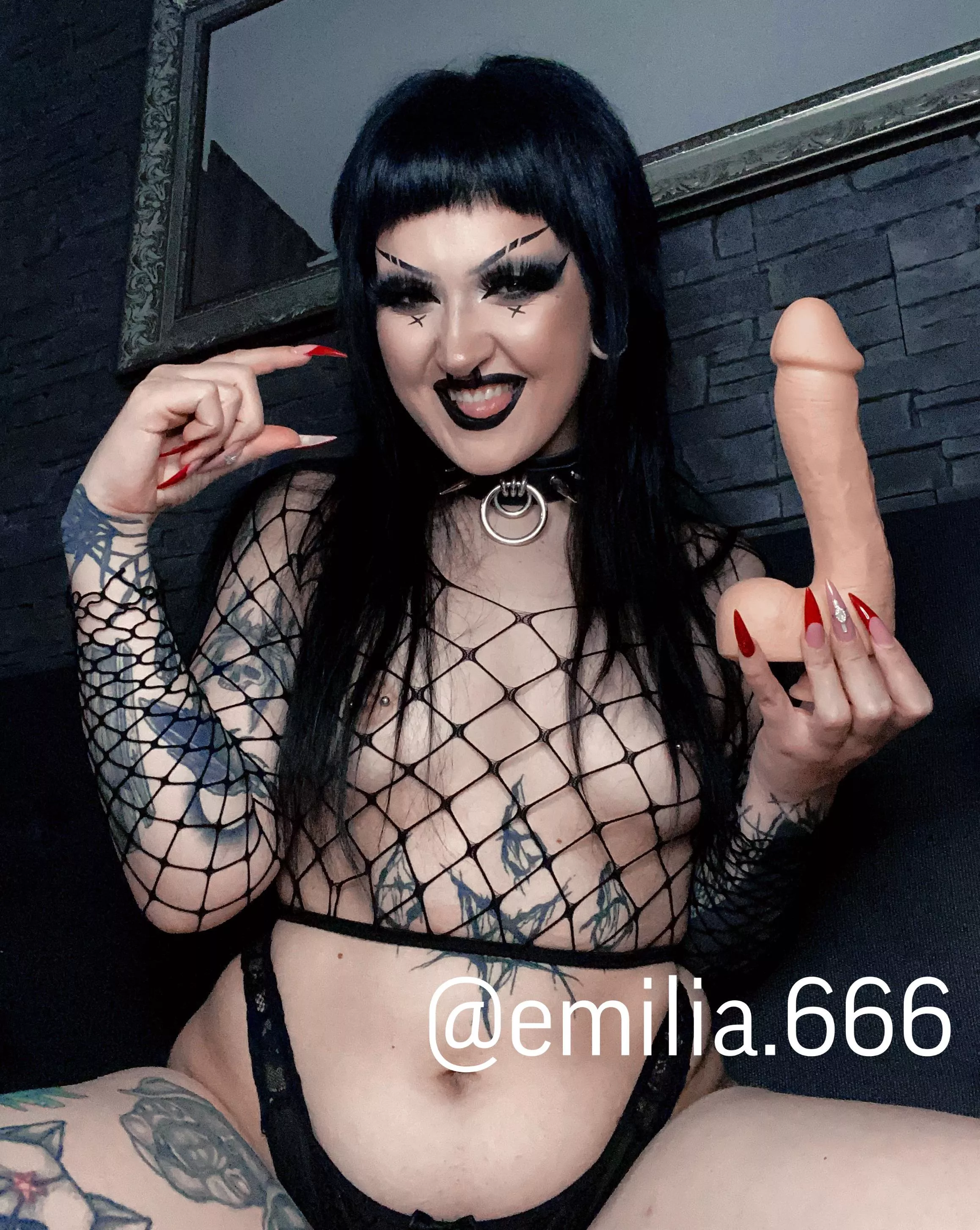 With anything smaller than the dildo in my hand - youâ€™re the one who gets fucked ðŸ˜ˆ [domme]