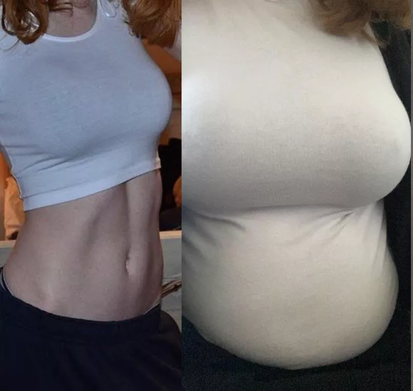 With weight gain brings boobs ( . Y . )