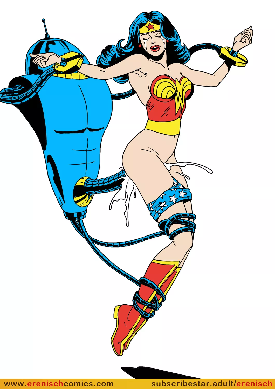 Wonder-woman vs robots (Erenisch) [Wonder-Woman]