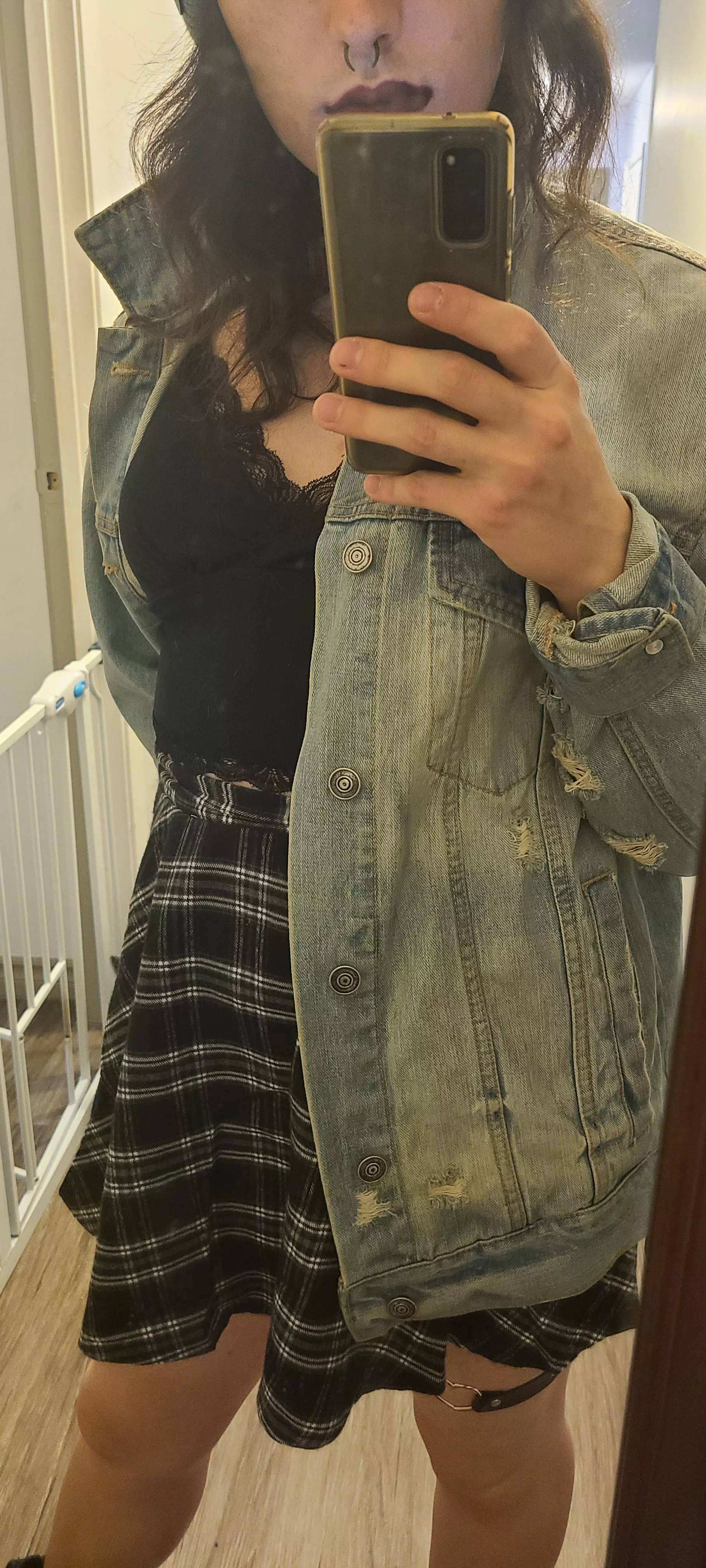 Wore a skirt in public for the first time ðŸ¥°