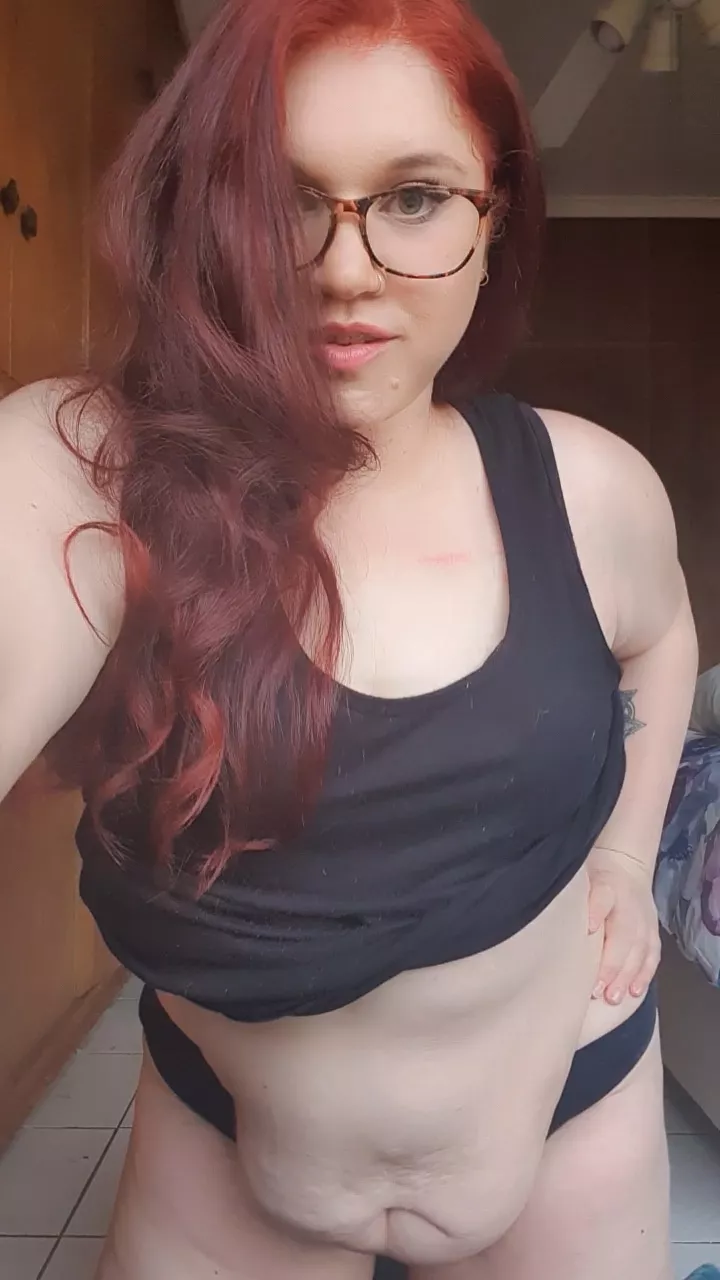 Would you fuck me in spite of or because of my hanging mombelly?