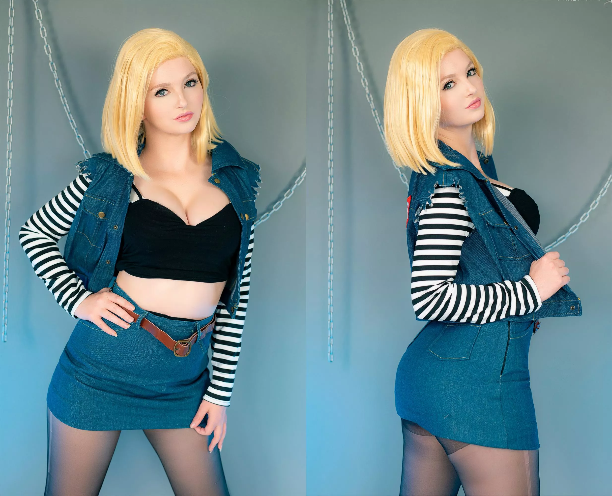 Would you let Android 18 step on you?~ by Mikomin