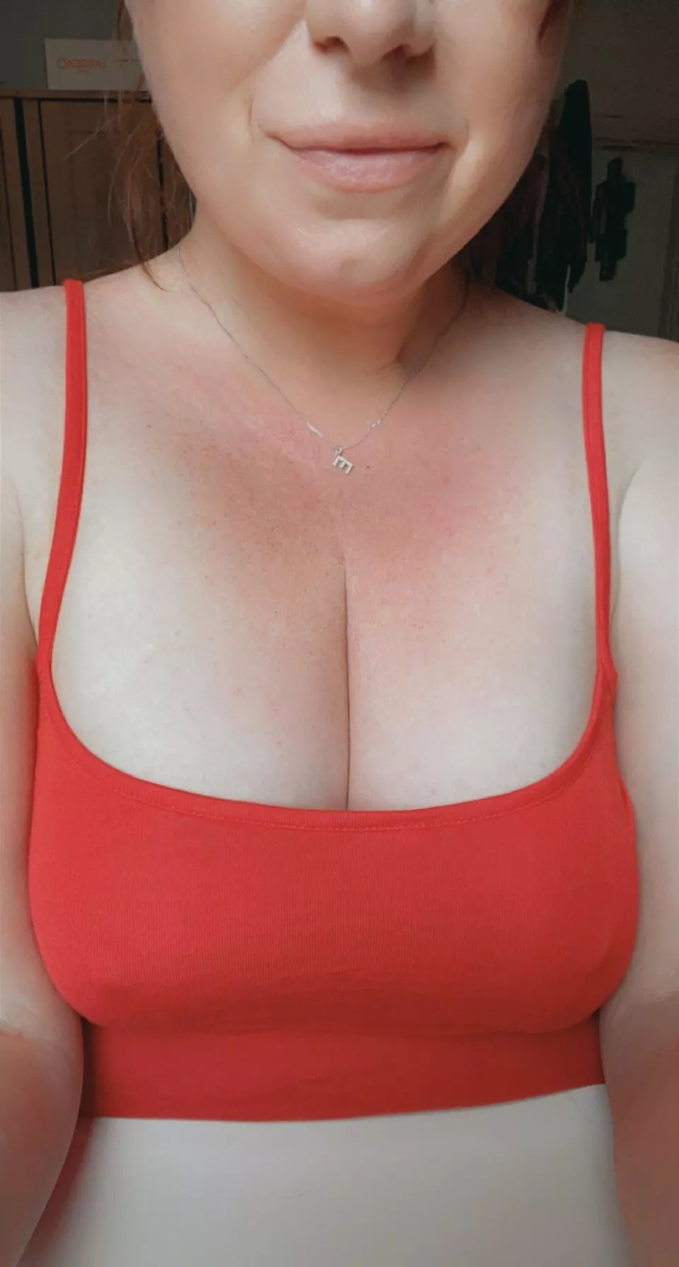 Would you mind if I didn’t wear a bra for work today? It’s too hot! [F]