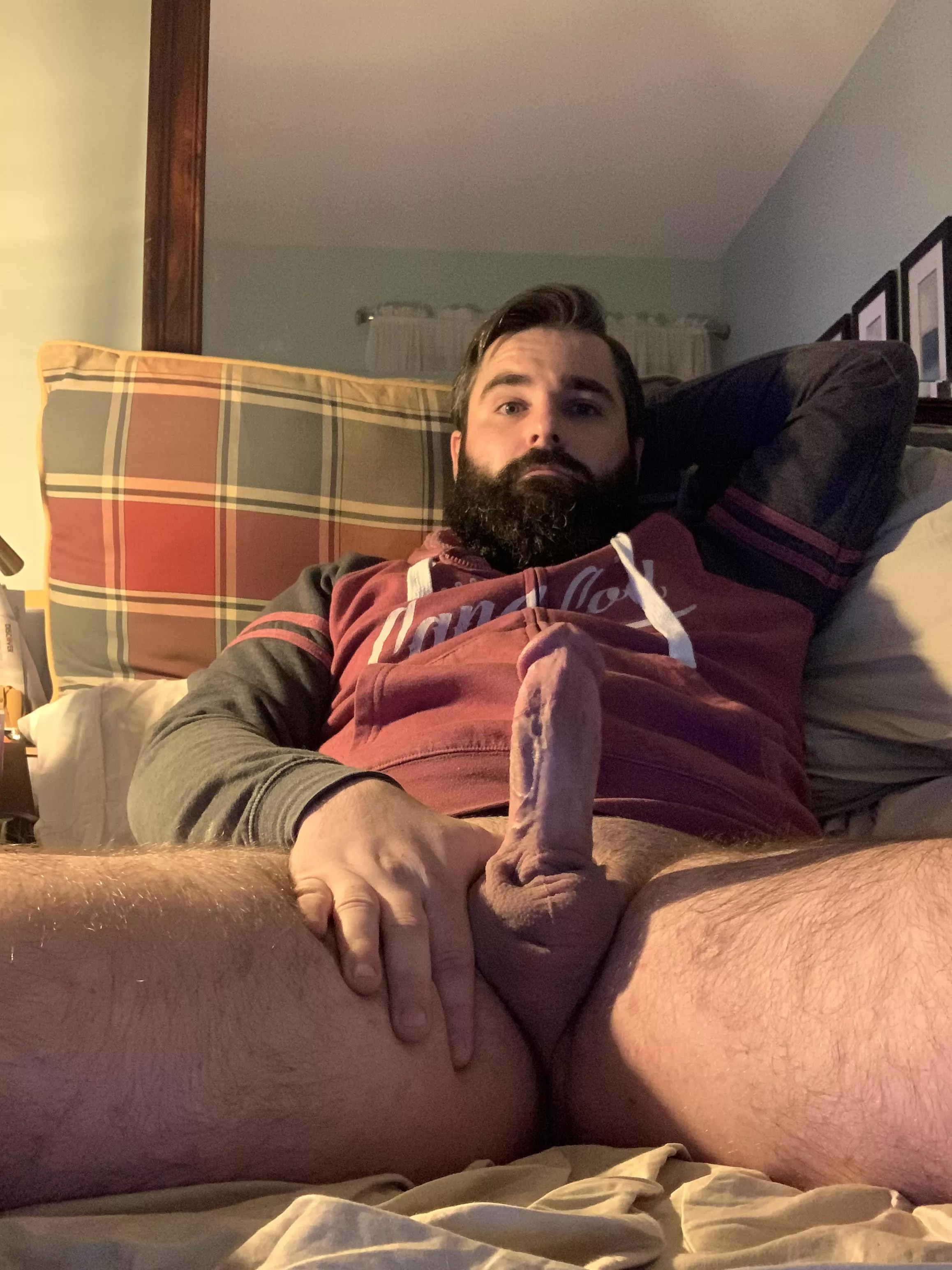 Would you rather ride my beard or my cock?