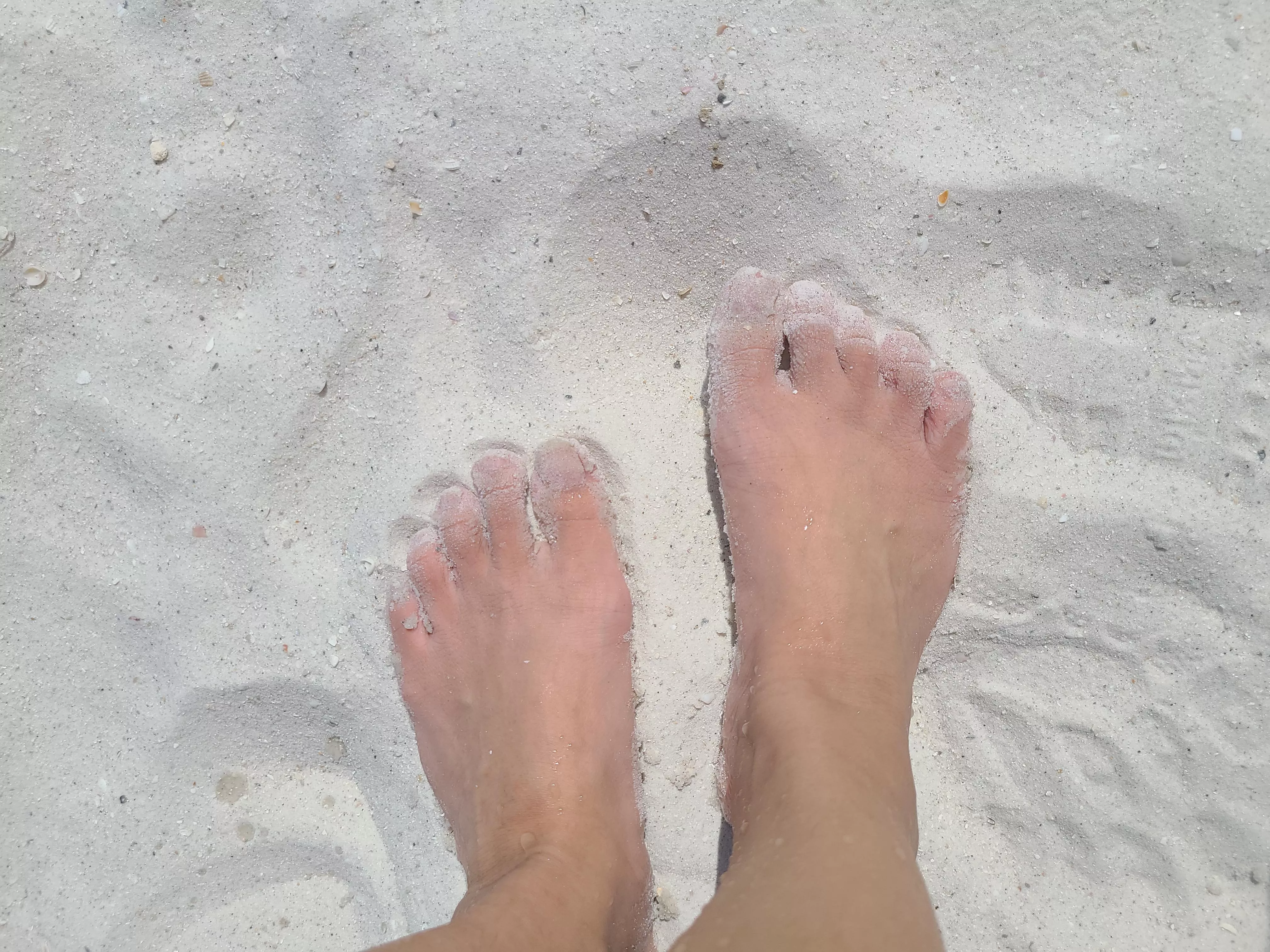 Would you rub my feet on the beach?