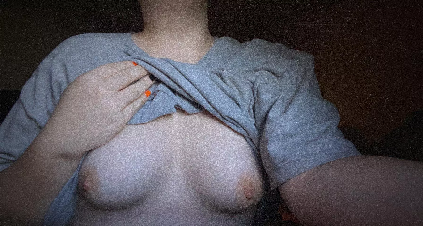 Would you suck on my small boobs ?