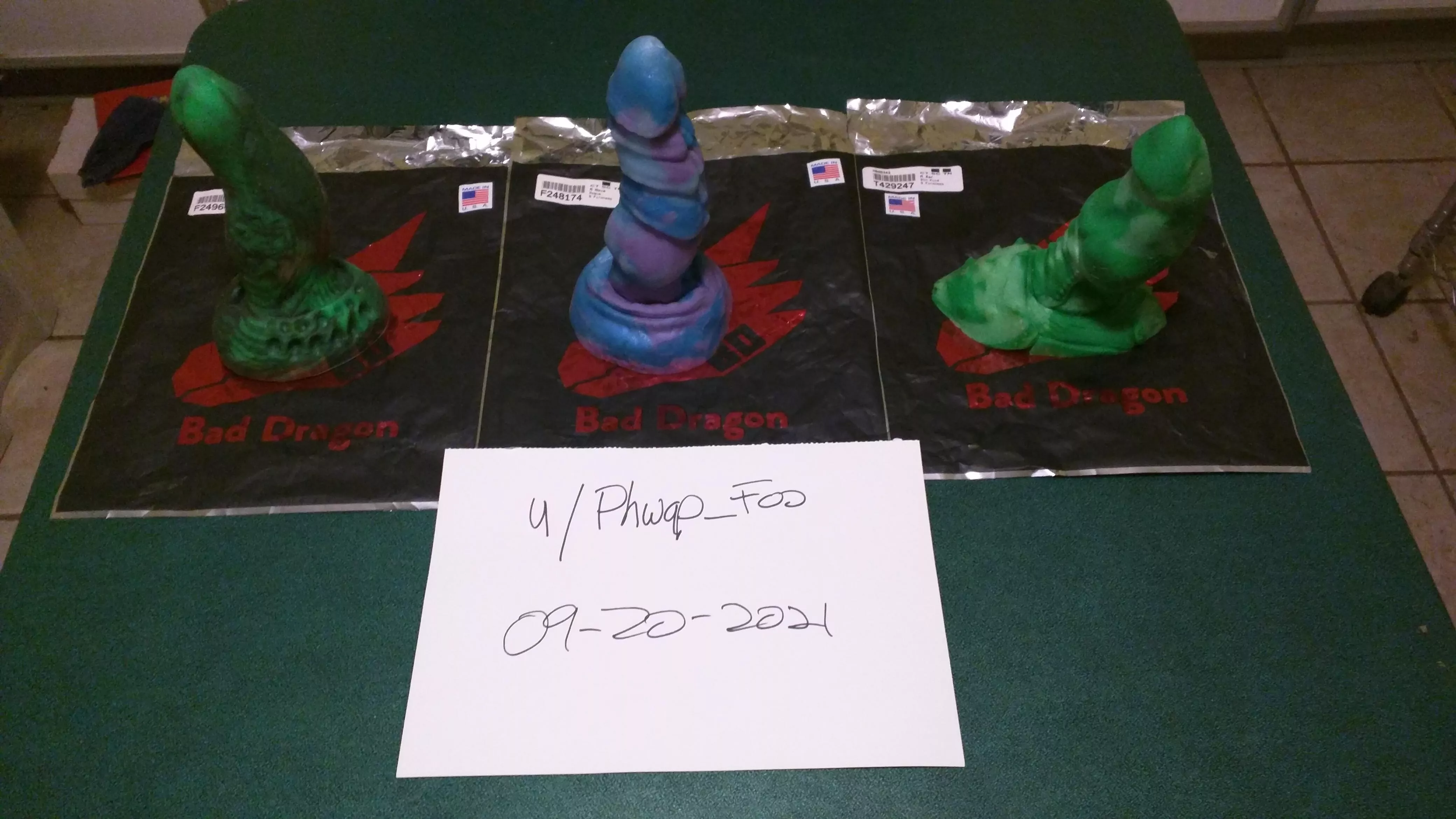 WTS 3 Bad Dragon toys. Details posted inside. Thanks