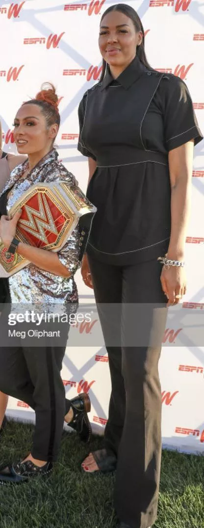 WWE star Becky lynch and liz cambage