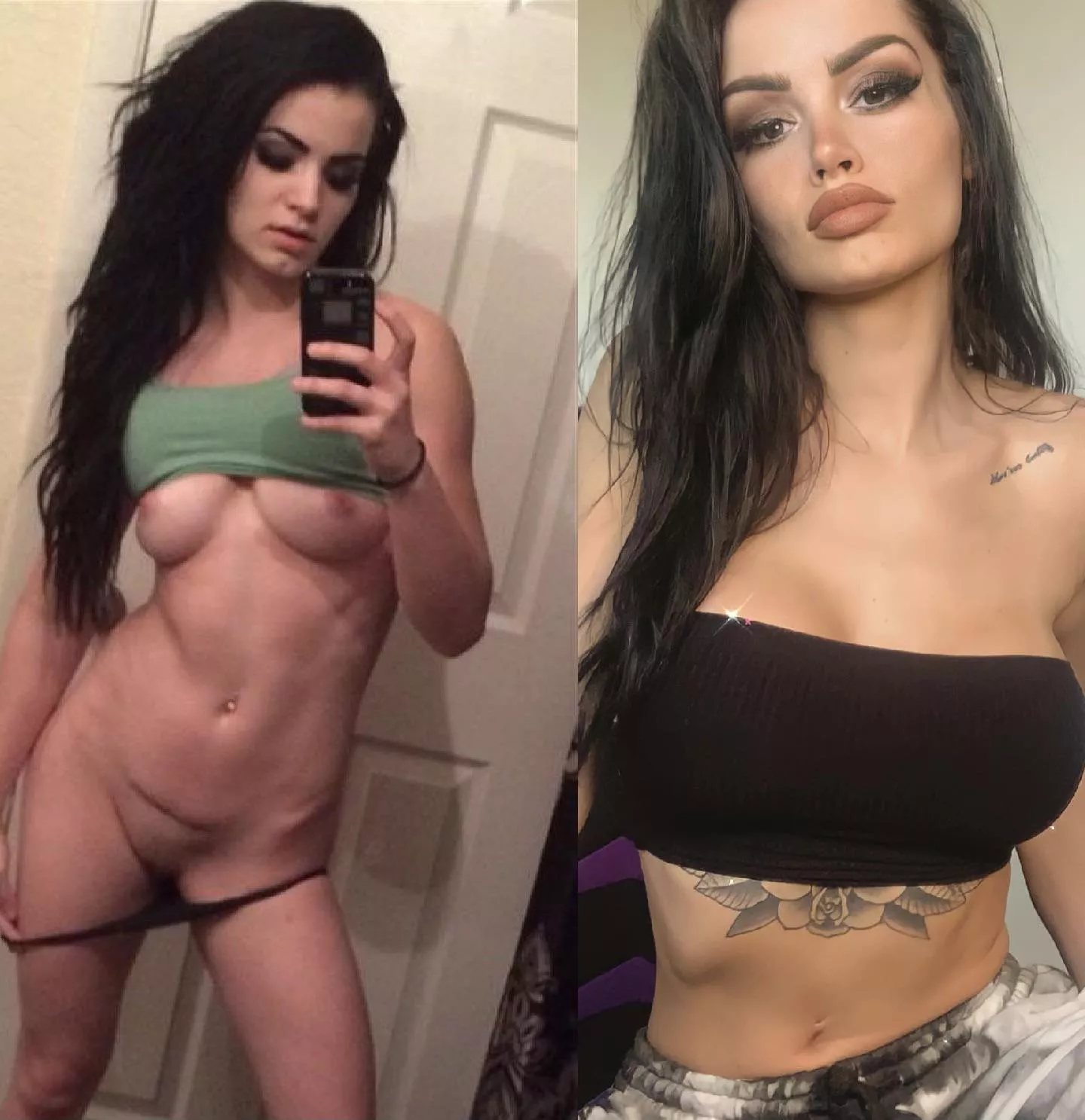 WWEâ€™s Paige: from tight bodied teen to plastic bimbo slut