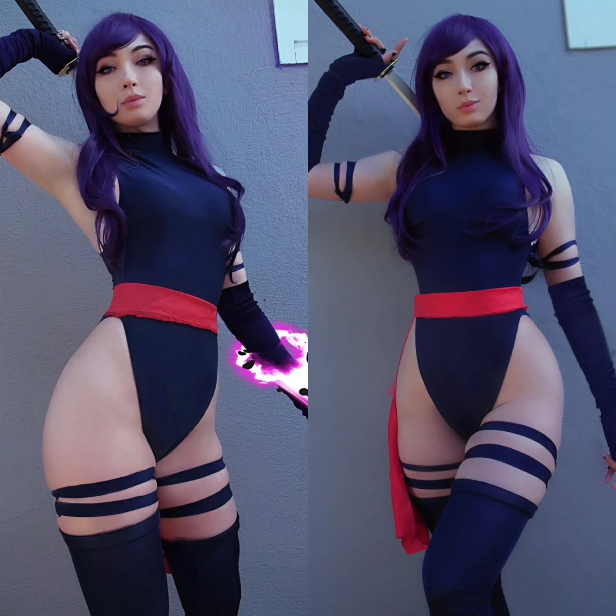 X-men Psylocke, by caytiecosplay