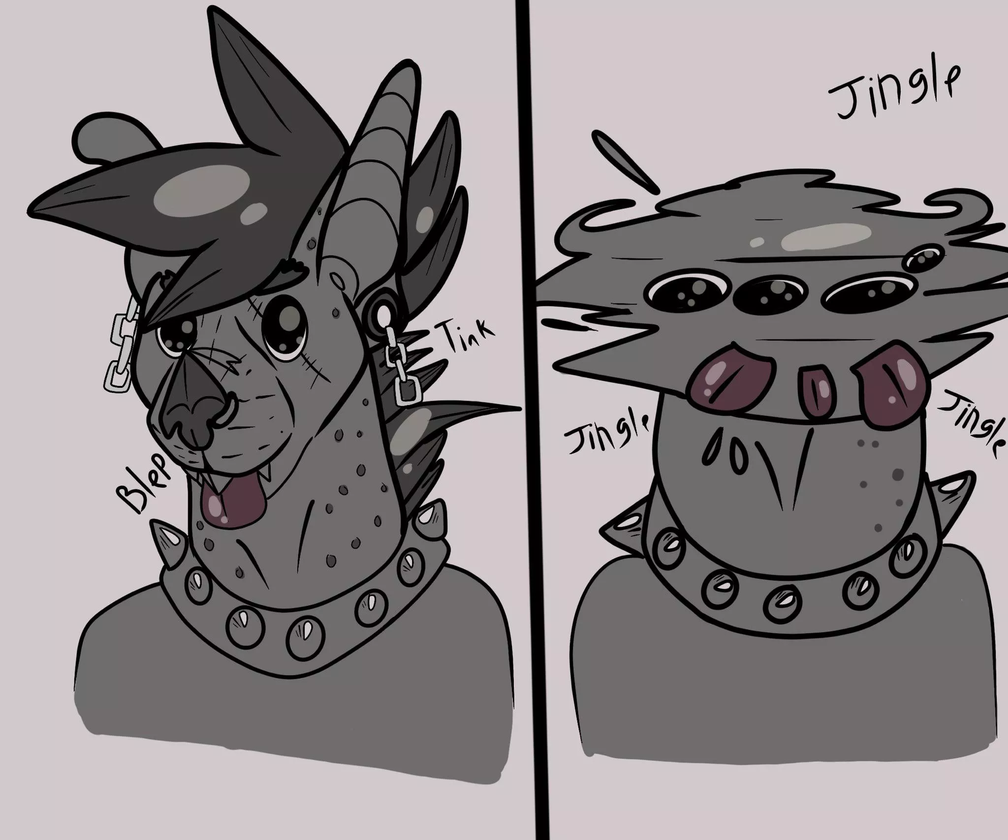 Yâ€™all ever do the thing with dangly earrings? (Art by me)