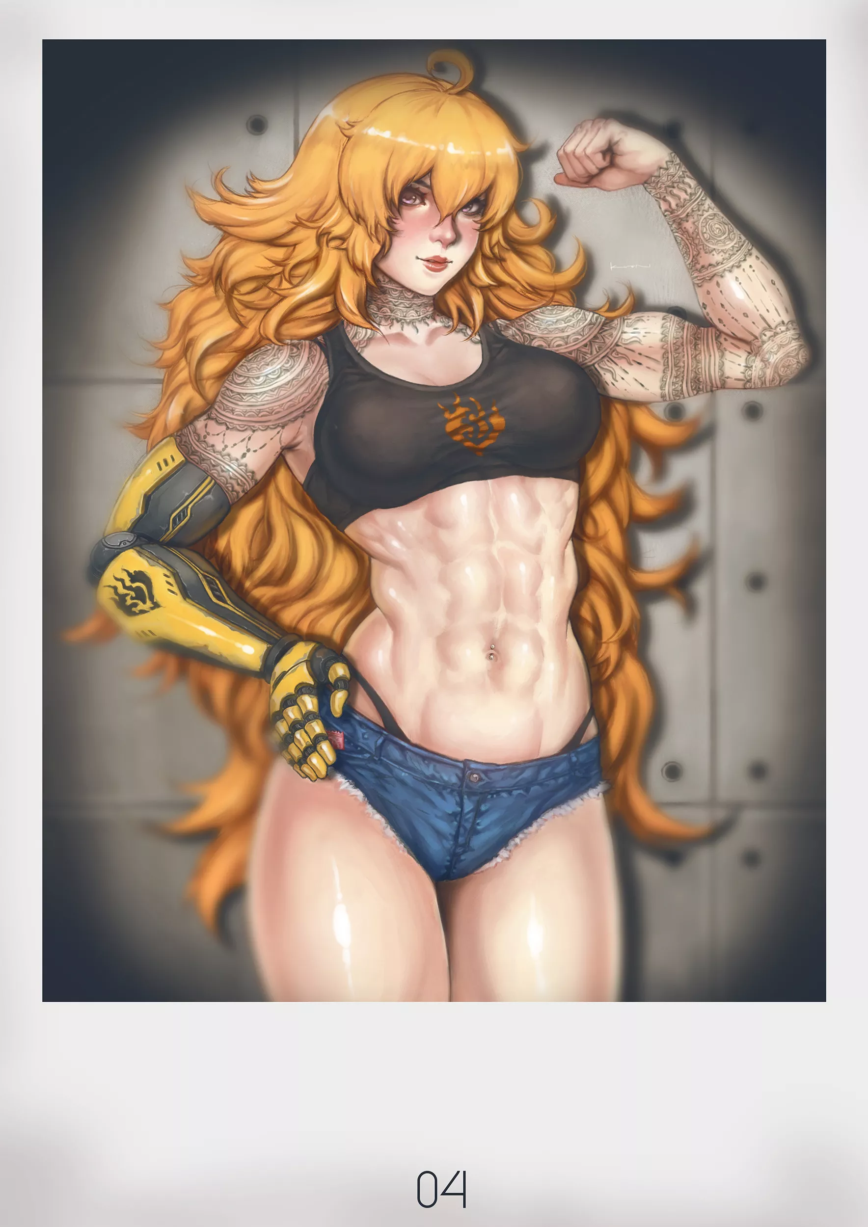 Yang Tattoo Flex (PrinzKuon) [RWBY]