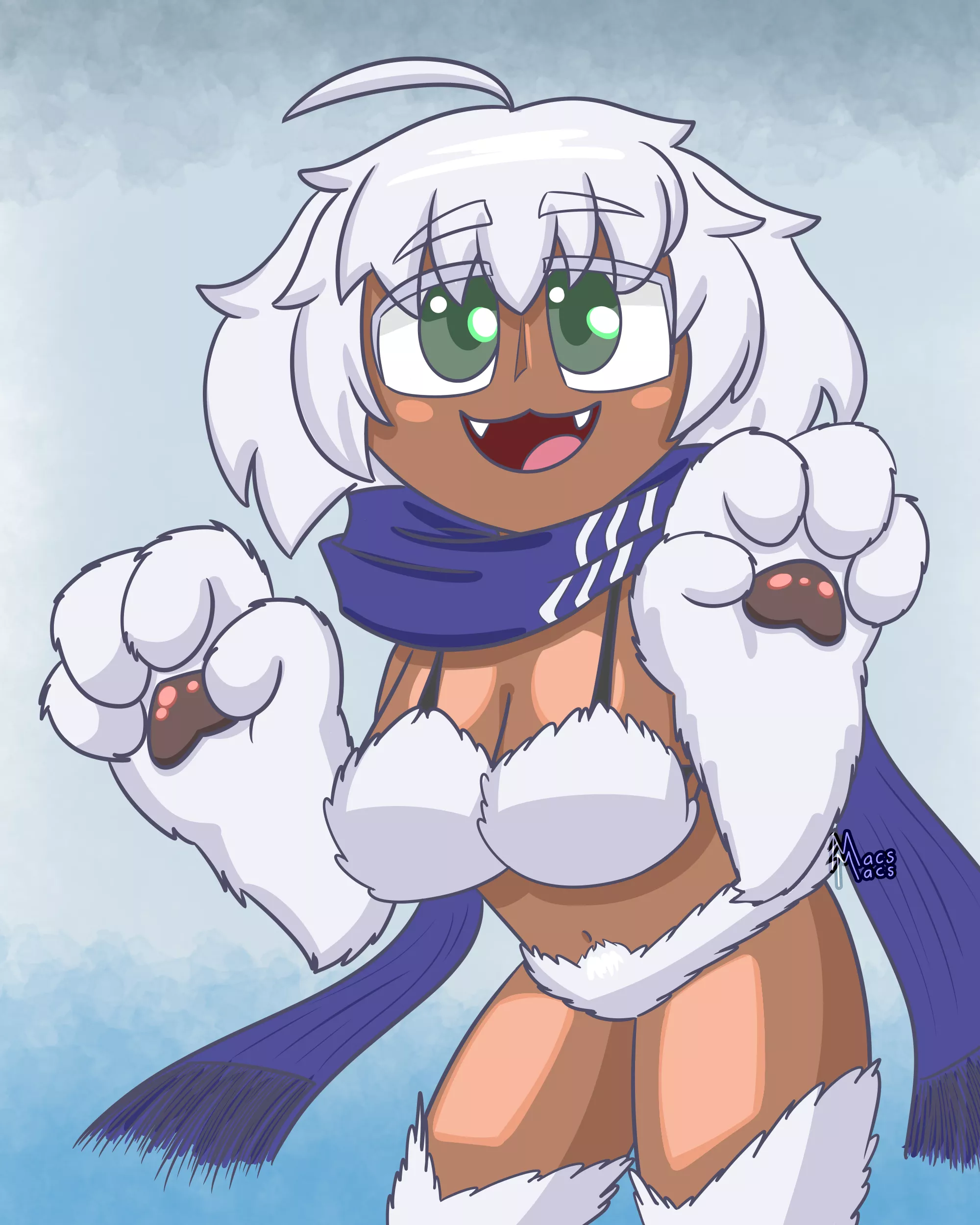 Yeti! (Monster Girl Encyclopedia, OC)