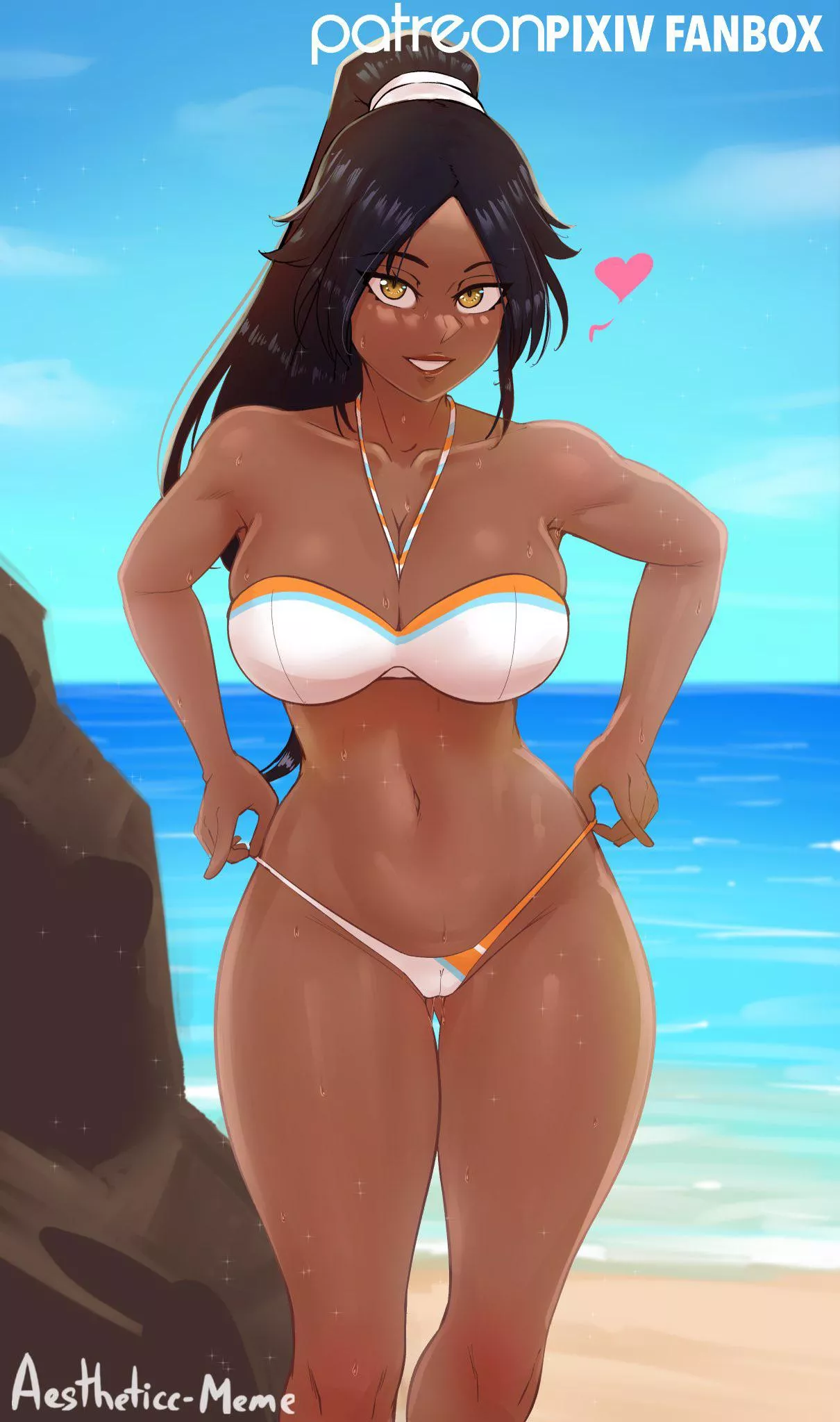 Yoruichi at the beach