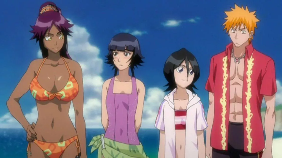 Yoruichi, Soi Fon, & Rukia (With Ichigo [Bleach]