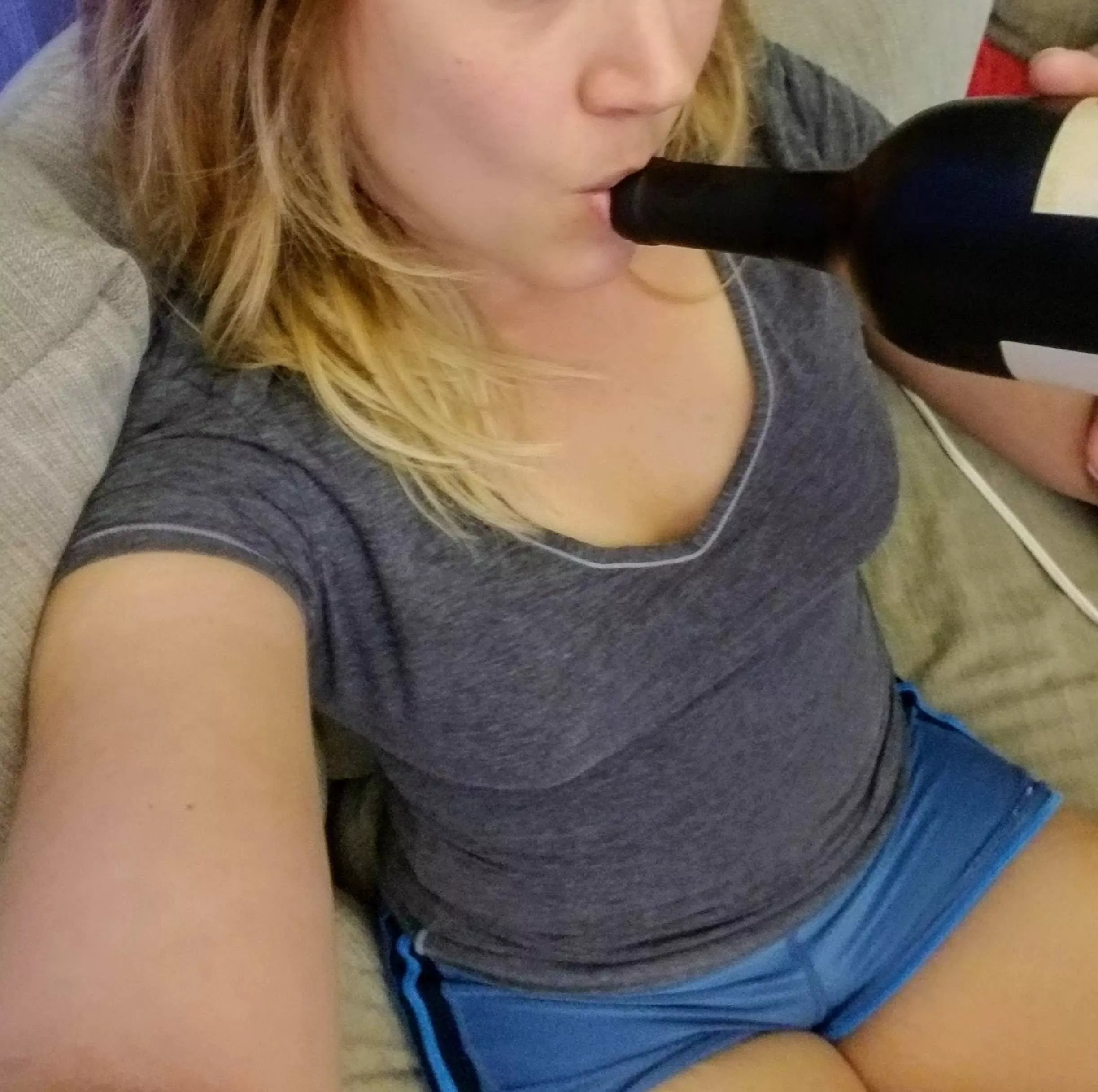 You guys want to see a selfies my wife took sucking my bf big cock?