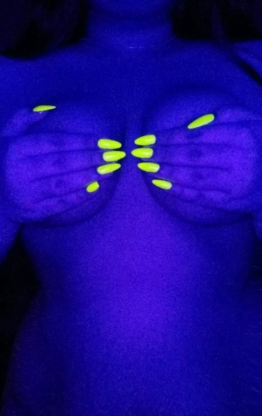 You like my nails? Bet they'd look even better marking your back