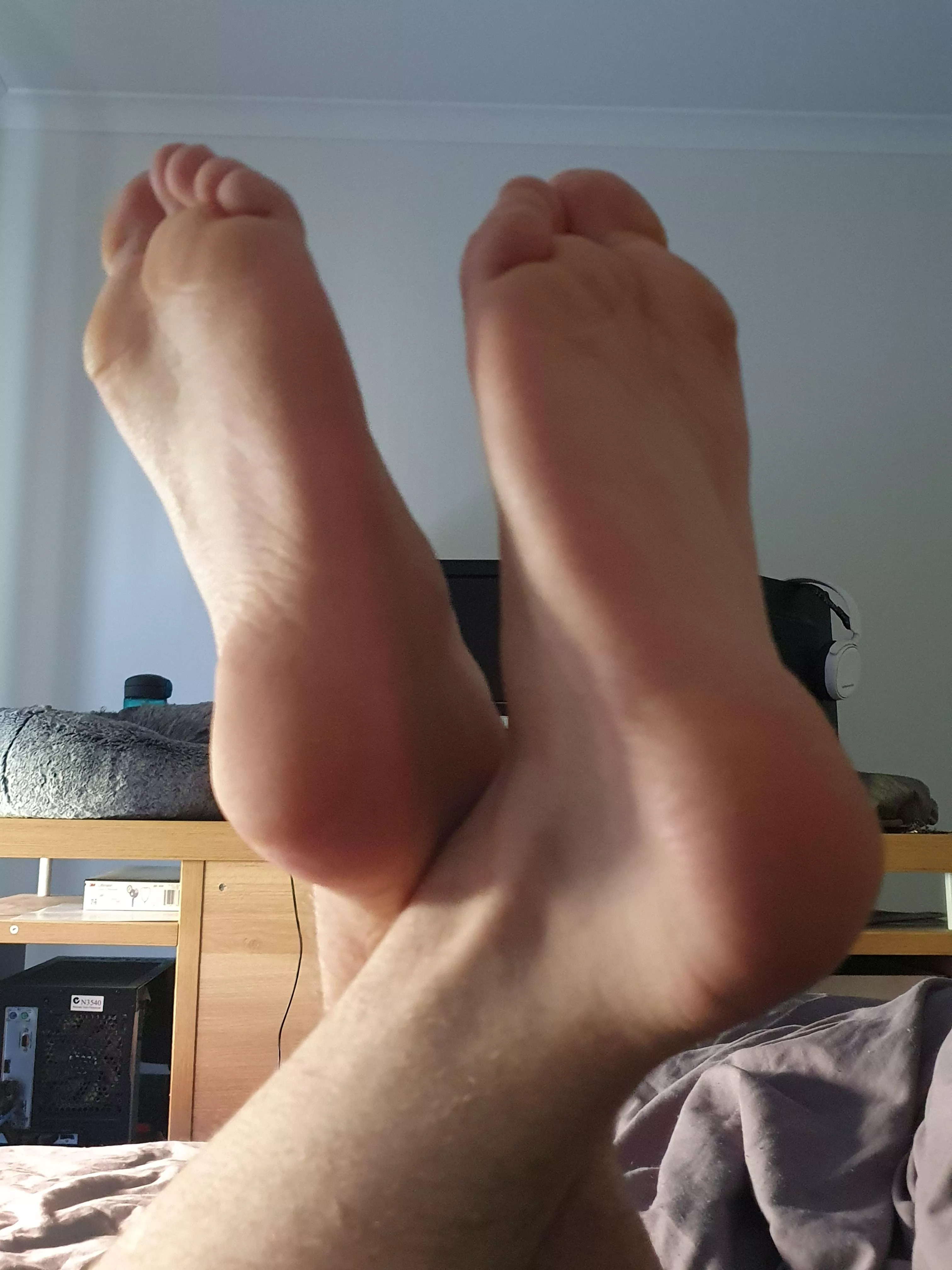 You like my soft soles don't you