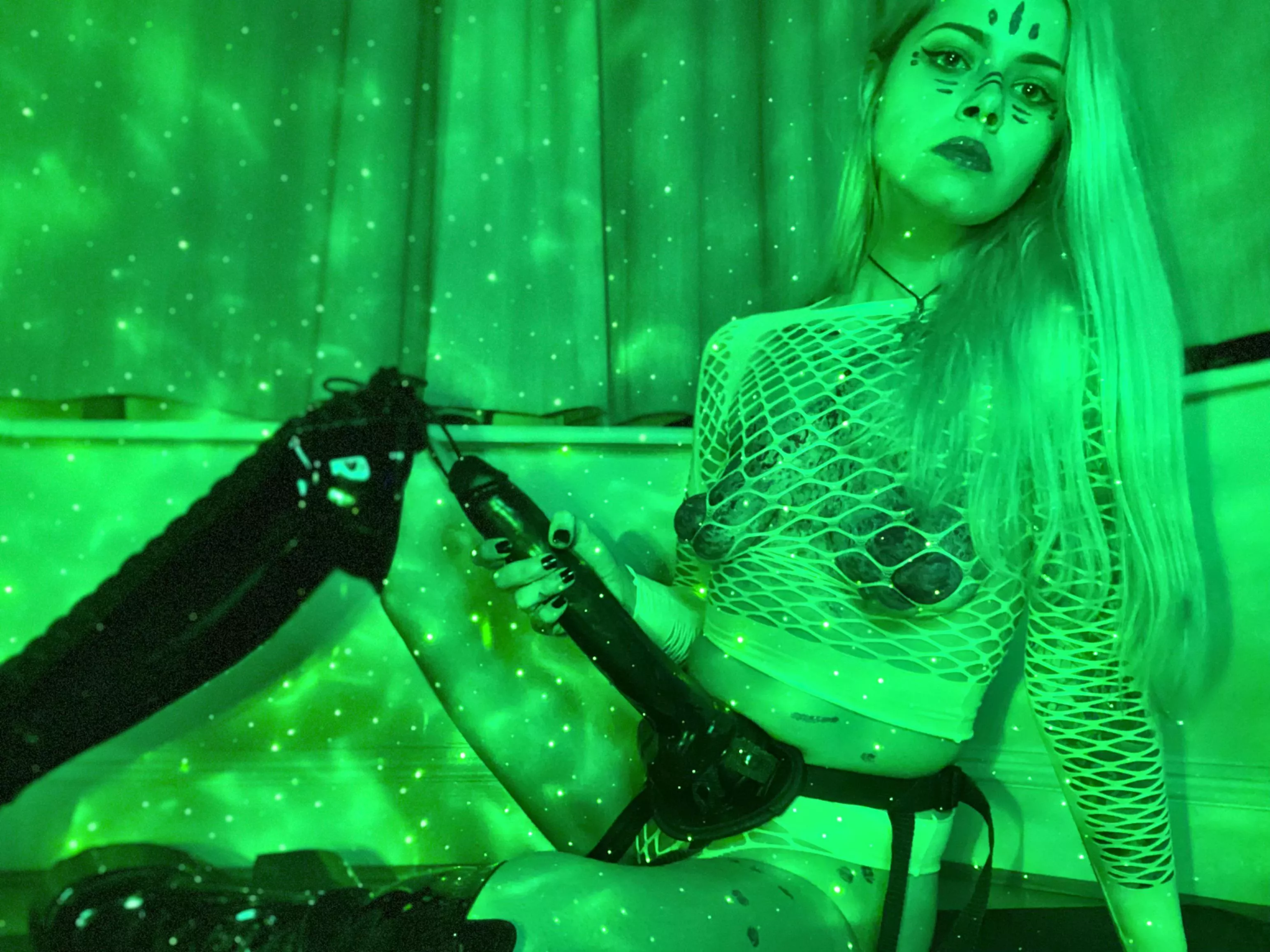 Your alien goddess gets her power from your prostate orgasms â€¦ so by now, sheâ€™ll be unstoppable.