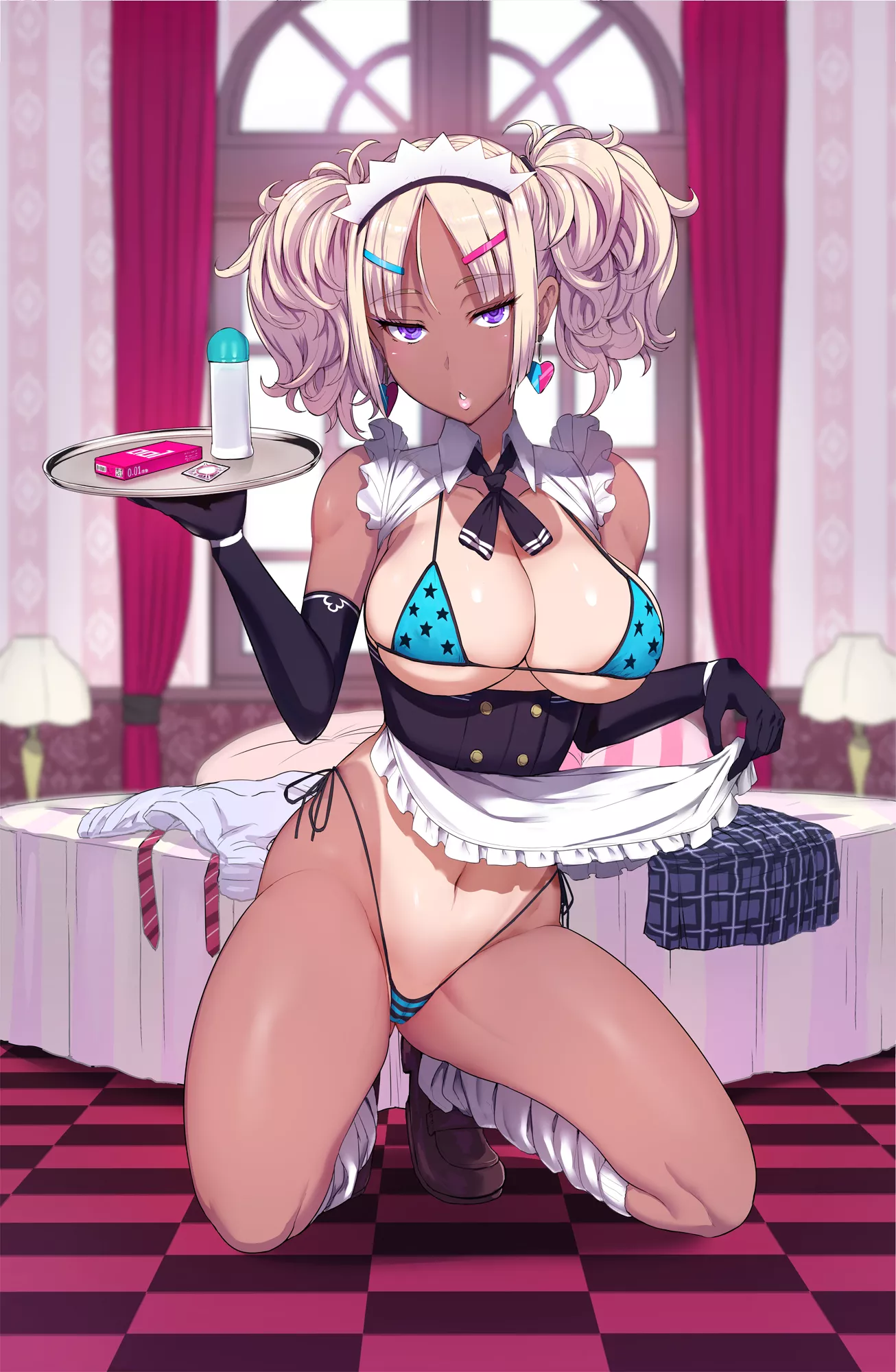 Your maid offering herself to you