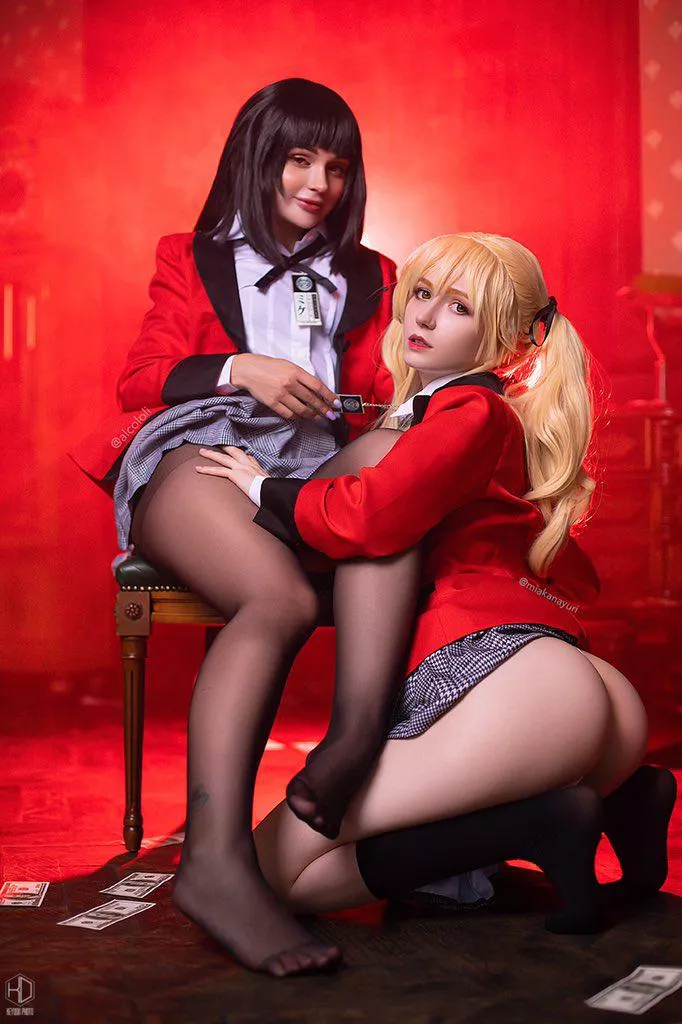 Yumeko Jabami by Alcololi & Mary Saotome by Miakanayuri