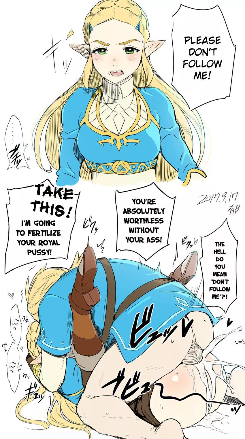 Zelda being punished