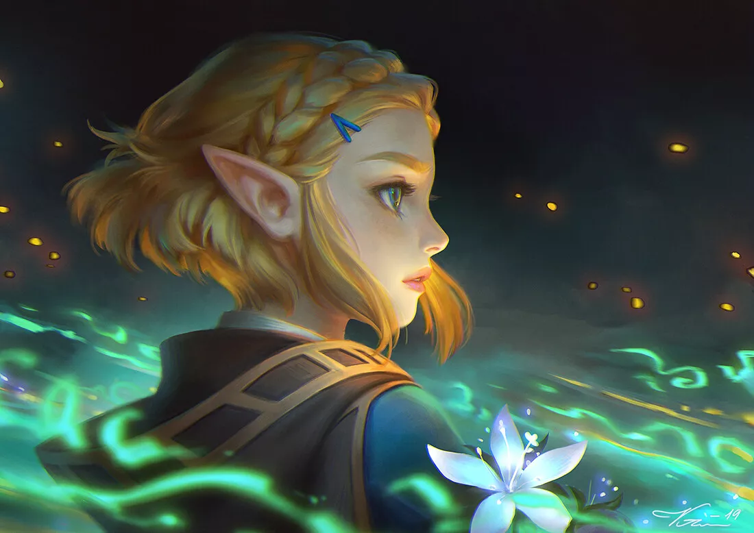 Zelda portrait by Viktoria Gavrilenko