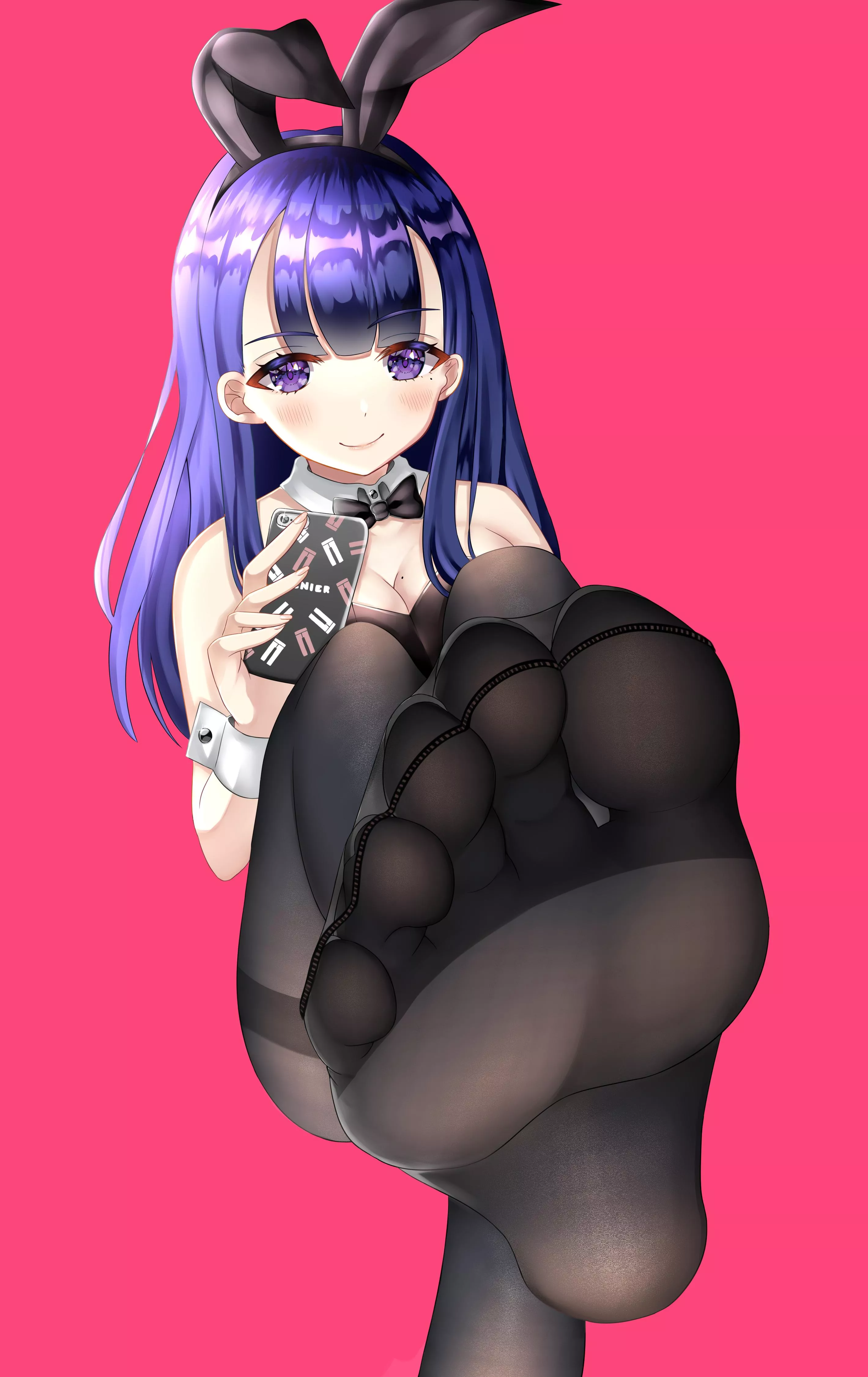 Zoom in and get lost within her cute sole. (Anisia?) [Miru Tights]